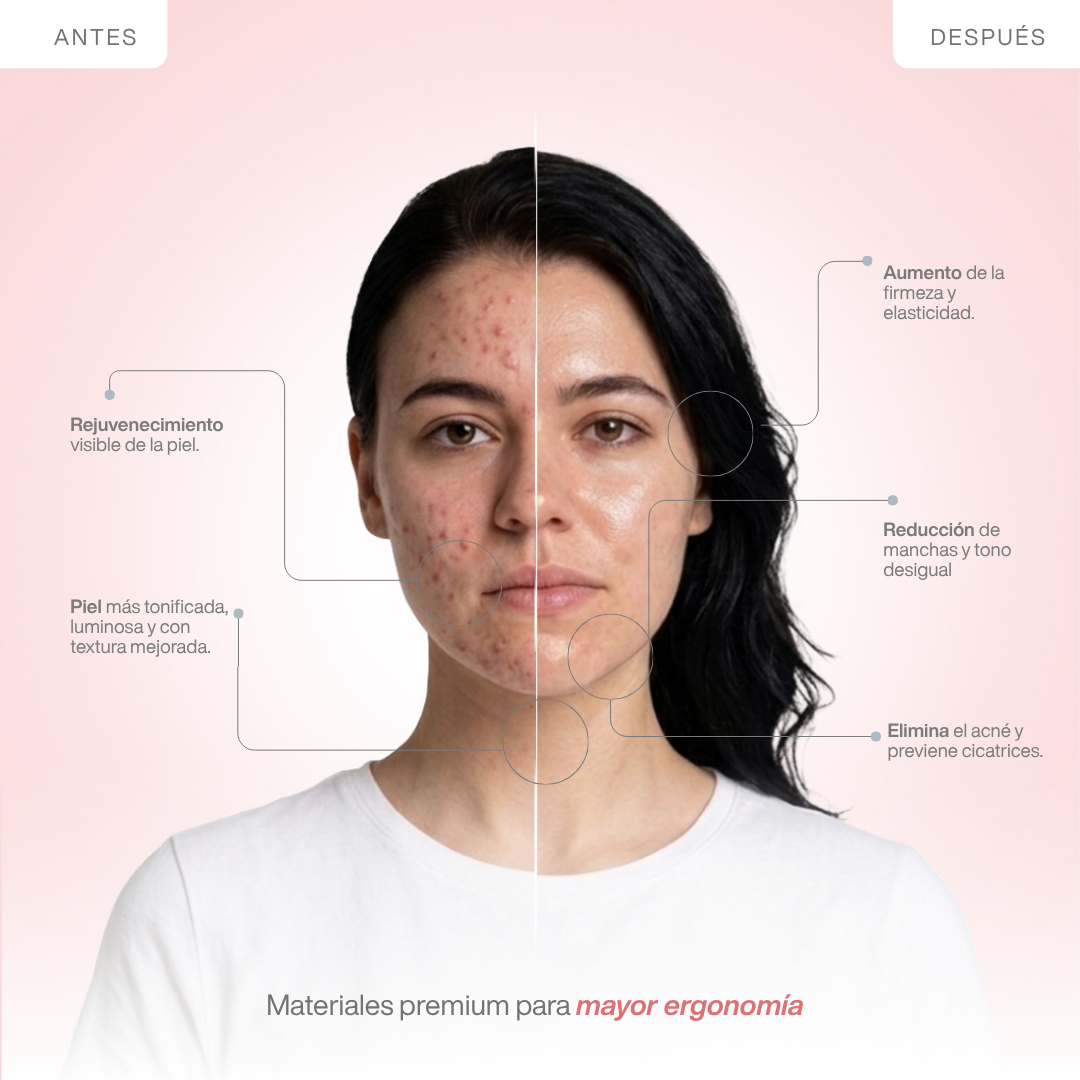 Lámpara LED Antiedad Avanzada - Tecnología Fotodinámica (PDT)