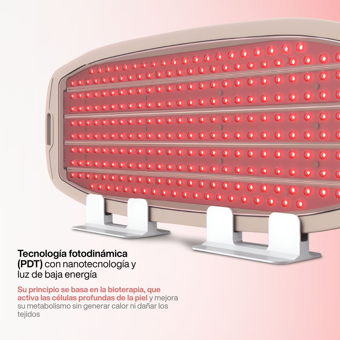 Lámpara LED Antiedad Avanzada - Tecnología Fotodinámica (PDT)