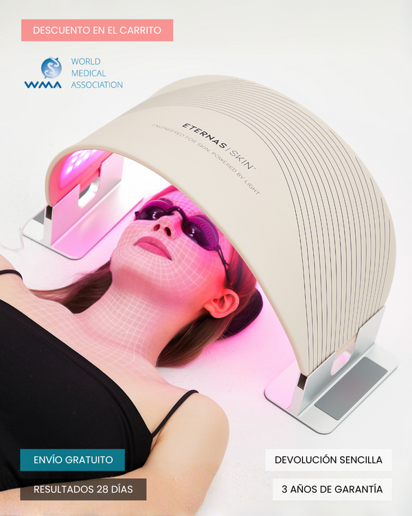 Lámpara LED Antiedad Avanzada - Tecnología Fotodinámica (PDT)