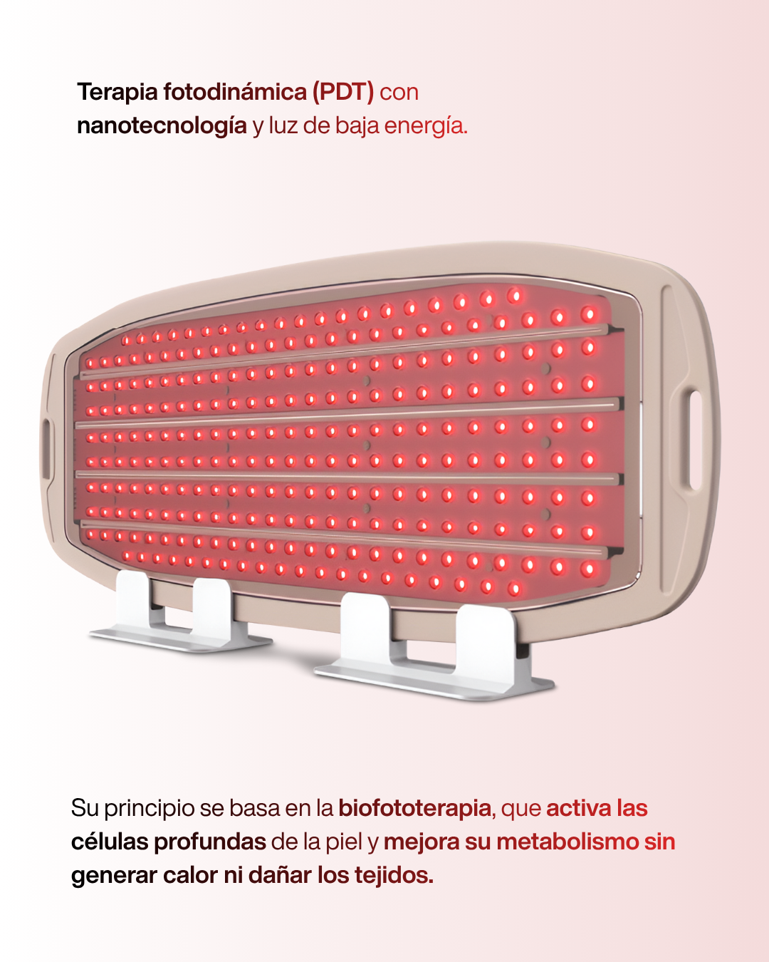 Lámpara LED Antiedad Avanzada - Tecnología Fotodinámica (PDT)
