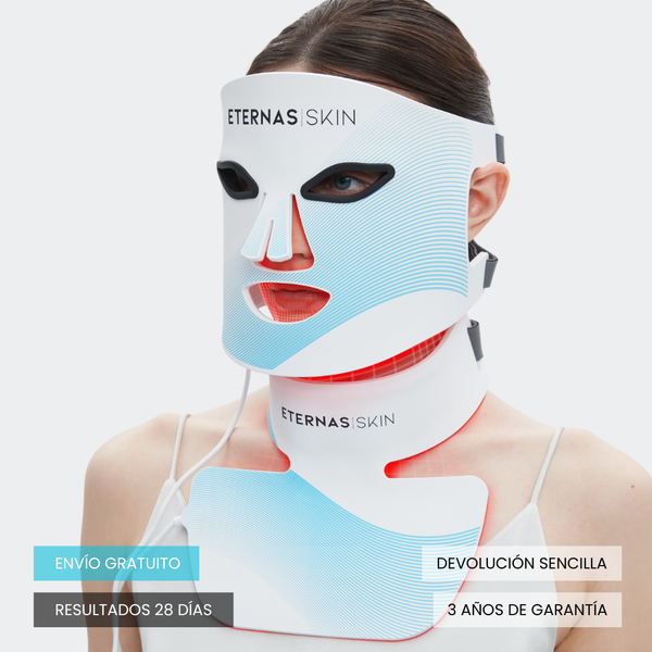 Kit Completo de Máscaras LED Infrarrojas 850nm – Silicona Médica para Rostro, Cuello y Escote