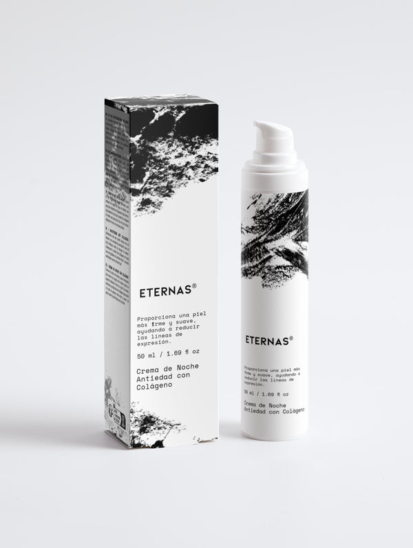 Crema de Noche Antiedad con Colágeno