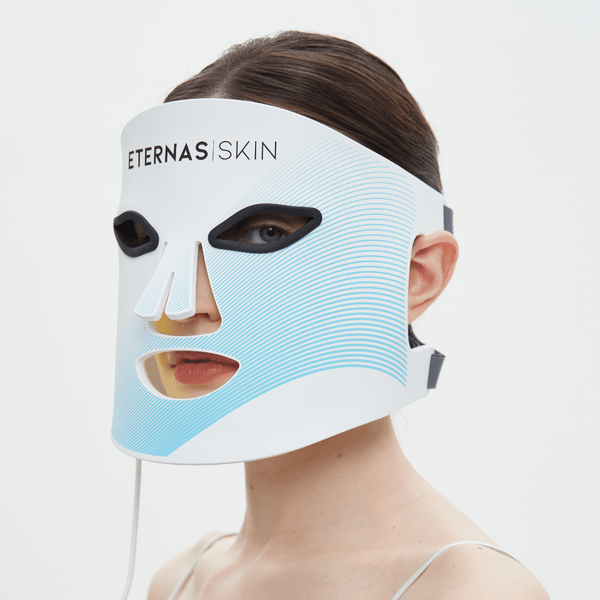 Máscara led facial para eliminar arrugas, manchas y enrrojecimiento.